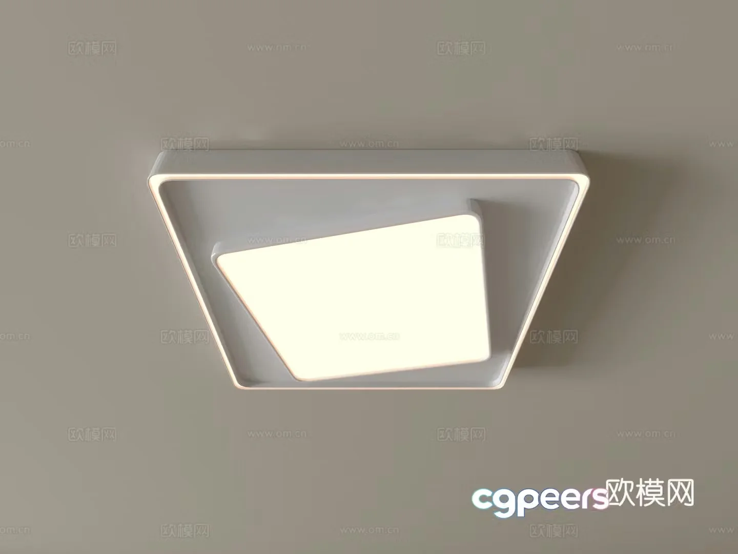 Modern ceiling lamp Geometric ceiling lamp Bedroom lamp Artistic shaped lamp Fashion living room lamp 3D model