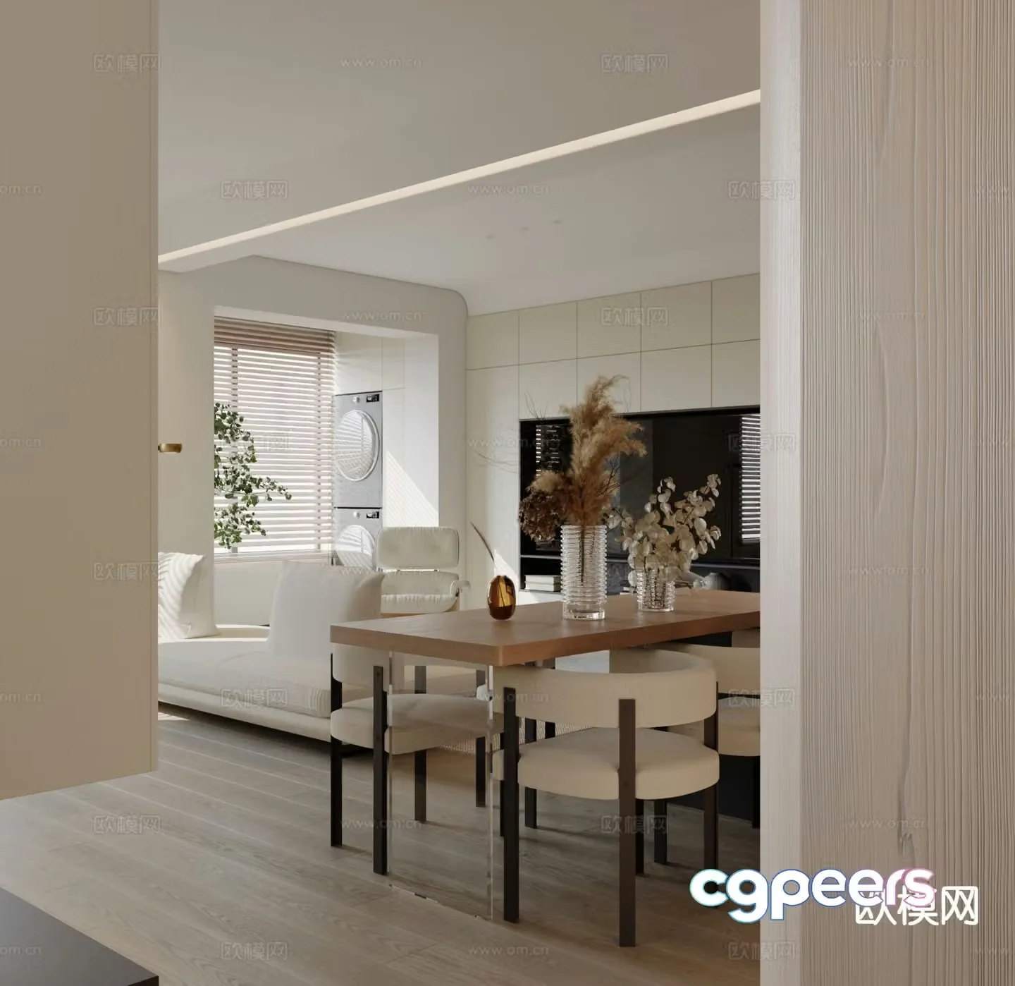 Cream Fengke restaurant 3d model