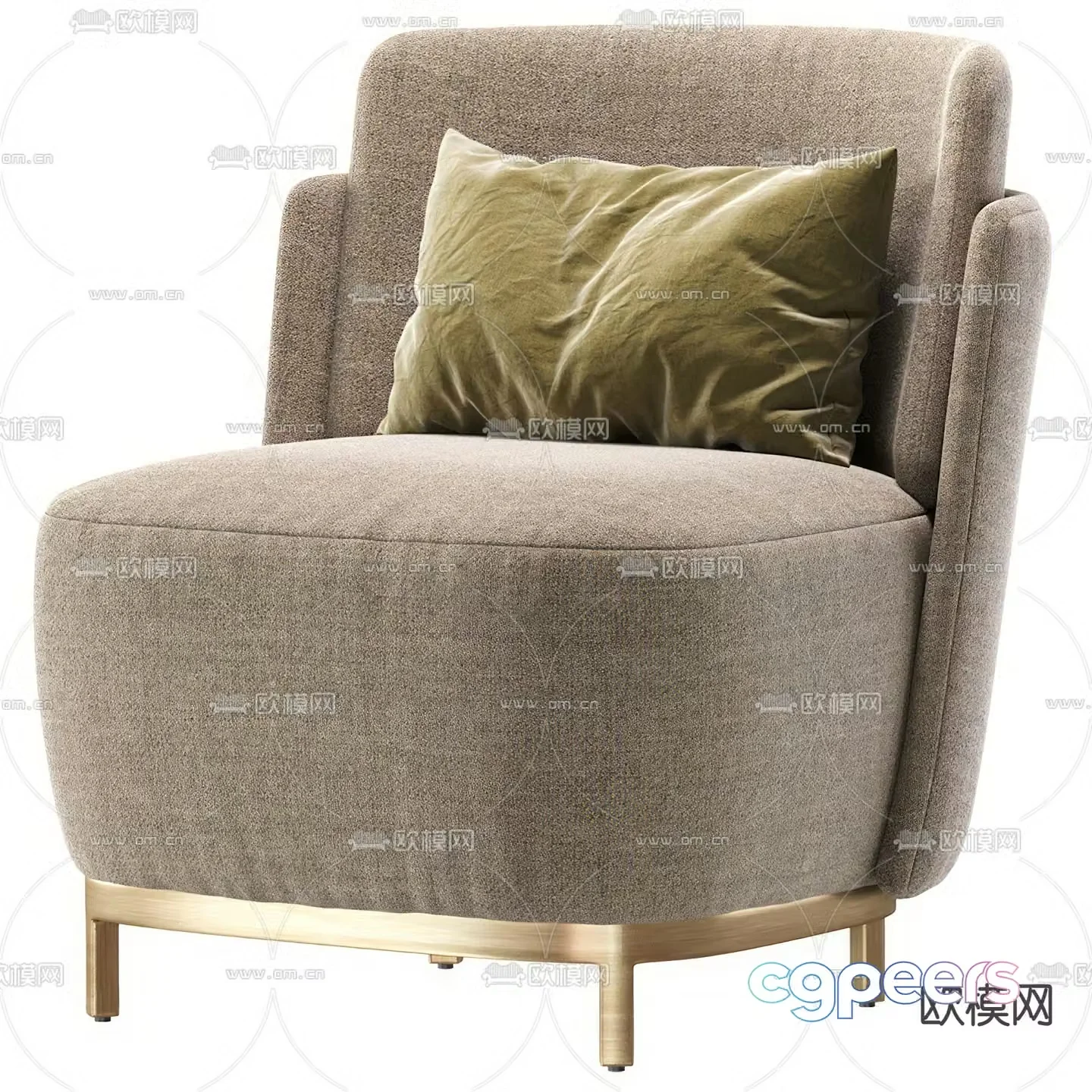 Sofa chair leisure chair 3d model