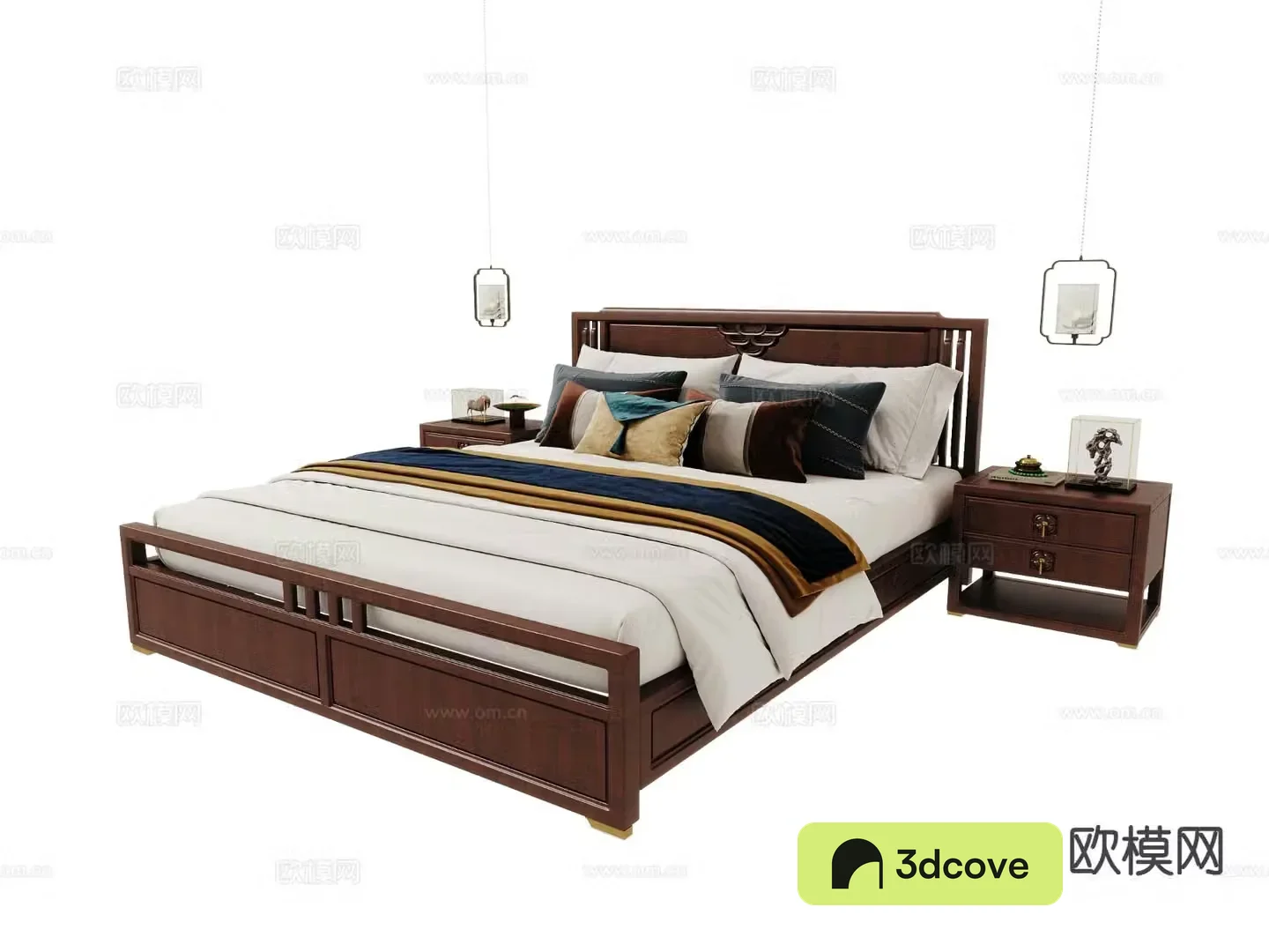 New Chinese style double bed
