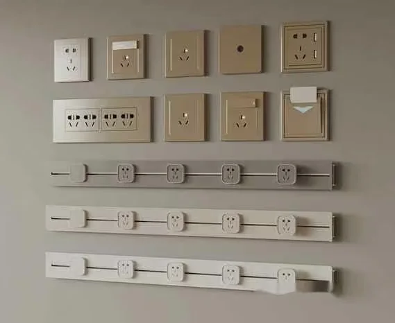 Wall-Mounted Power Outlets 3D Model – 16535 – VRAY Render