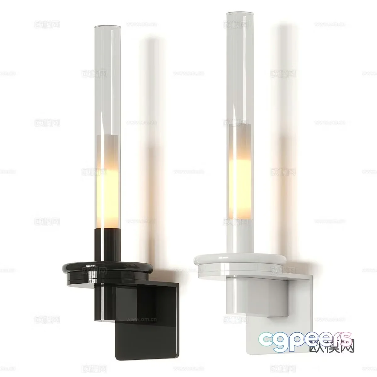 Modern minimalist Santa Cole Sylvestrina wall light 3d model