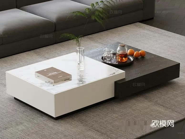 Modern Living Room 3D Model – 21059 – VRAY Render