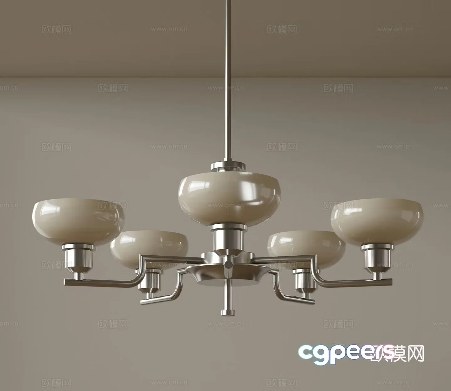 Modern medieval style chandelier Minimalist cream style chandelier Nordic simple chandelier Restaurant chandelier American 3D model