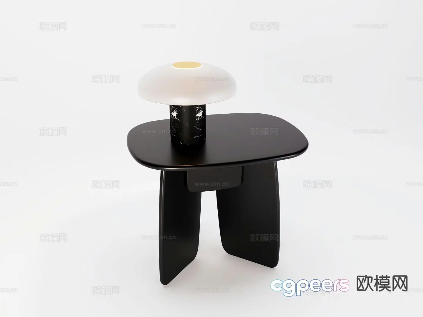Modern side table corner table table table 3d model