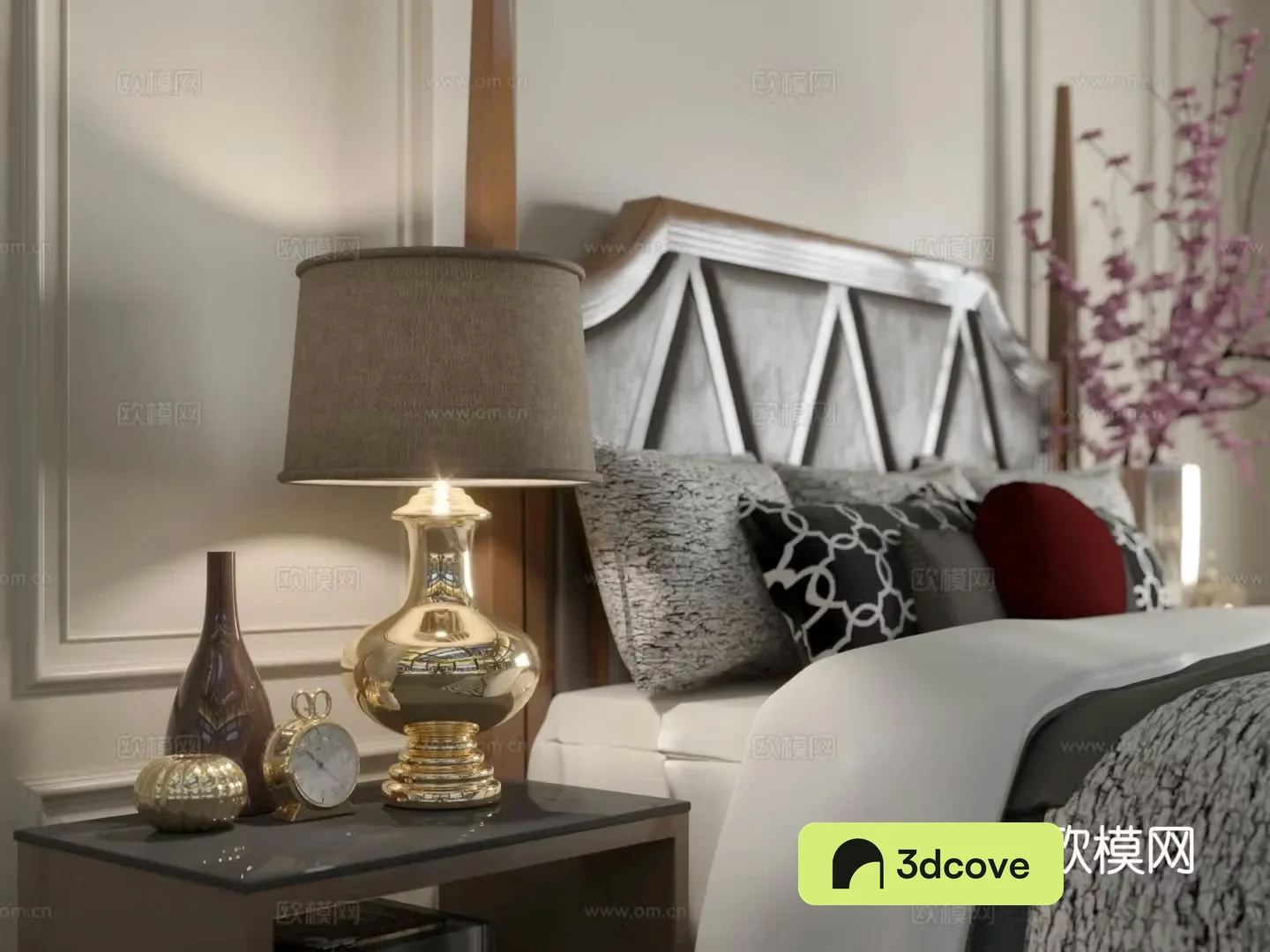 New Chinese style double bed