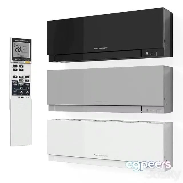 3ds Max Free – Air conditioner Mitsubishi
