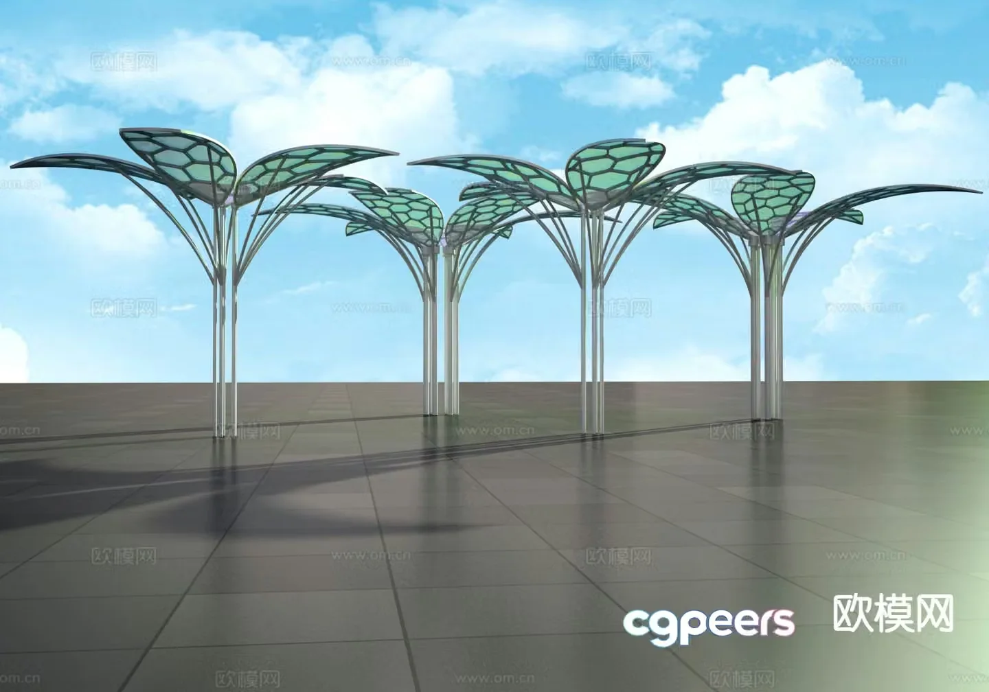 3D model of art gallery frame