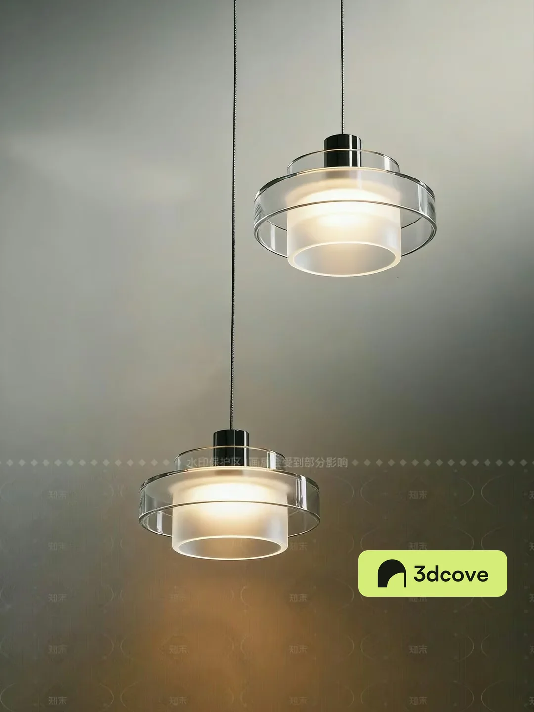 Modern Glass Light Fixture