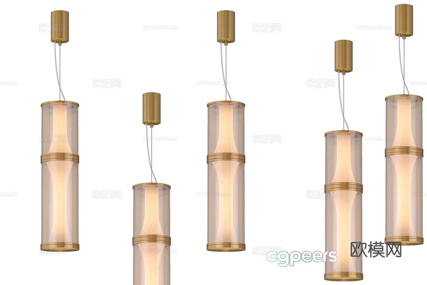 Modern simple chandeliers chandeliers simple chandeliers dining chandeliers living room chandeliers lamps 3D model