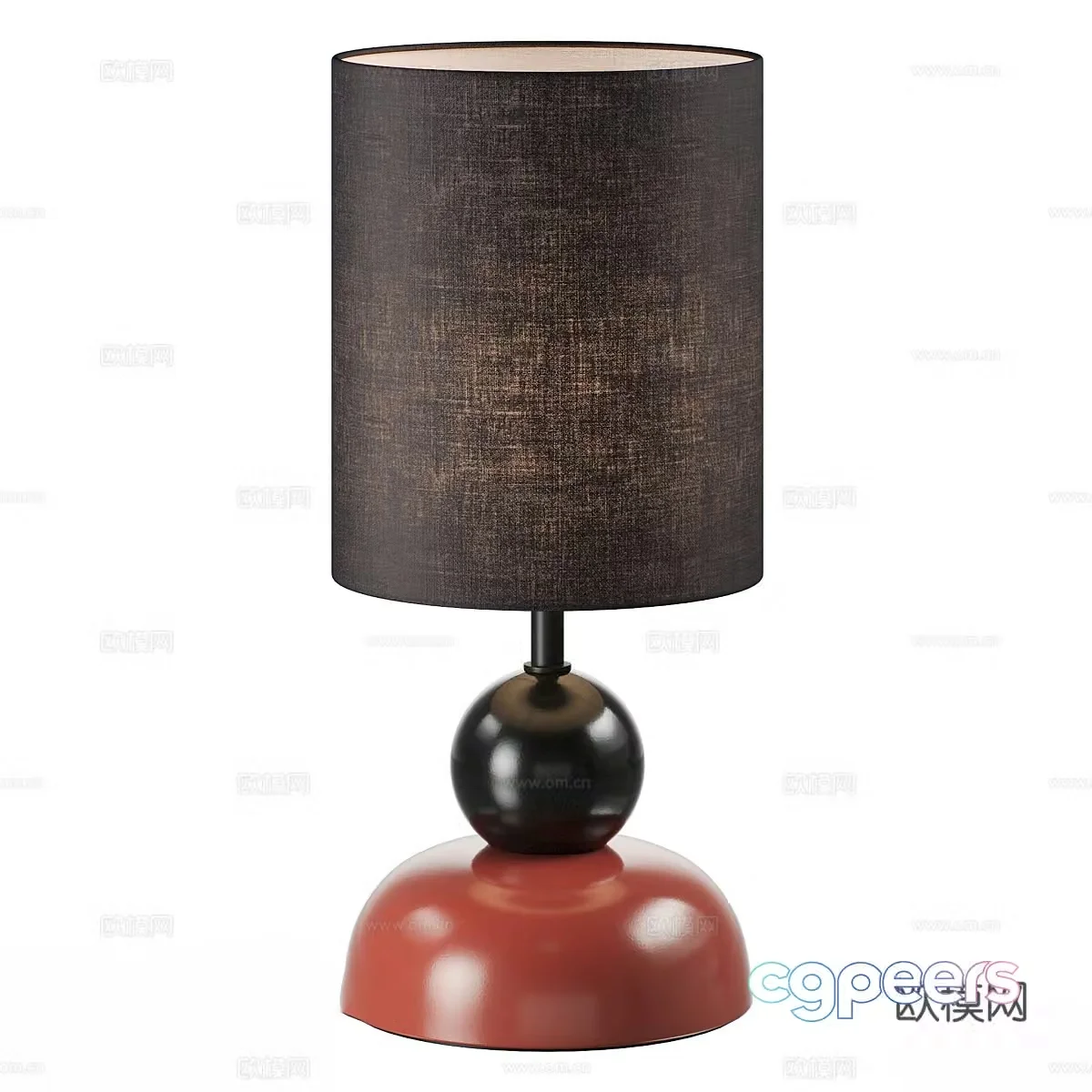 3D model of medieval style table lamp