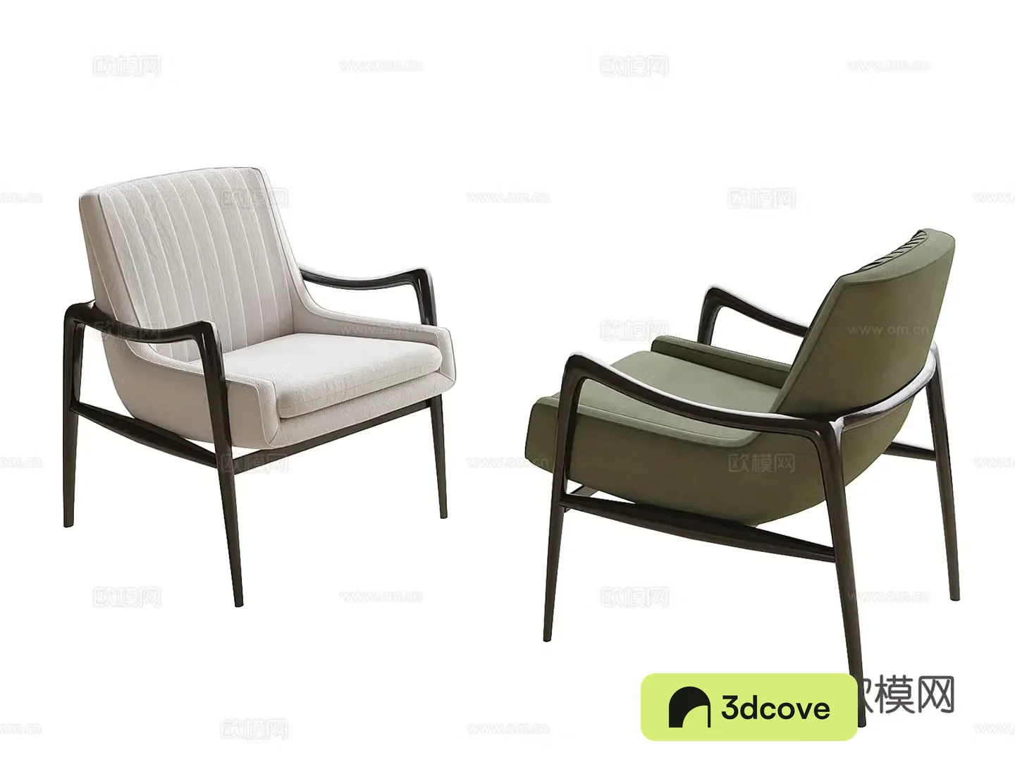 New Chinese style leisure chair book chair