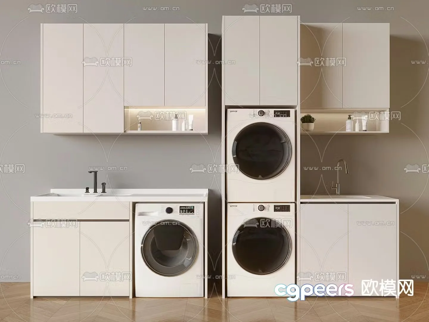 Washing machine cabinet 3d model