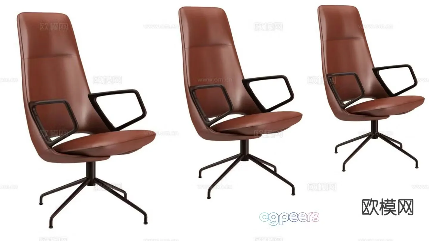 Office chair shift chair staff chair 3d model
