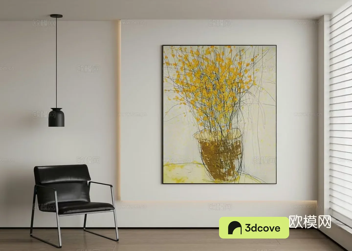 Modern abstract painting decorative painting