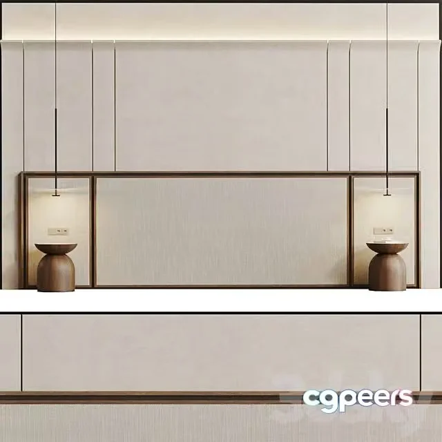 3ds Max Free – Decorative 3D Wall Panel 007