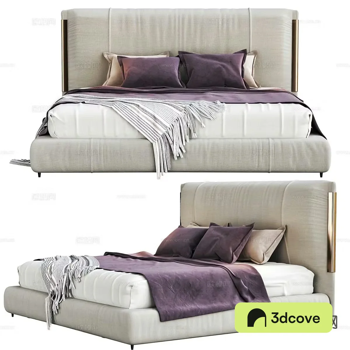 Modern double bed