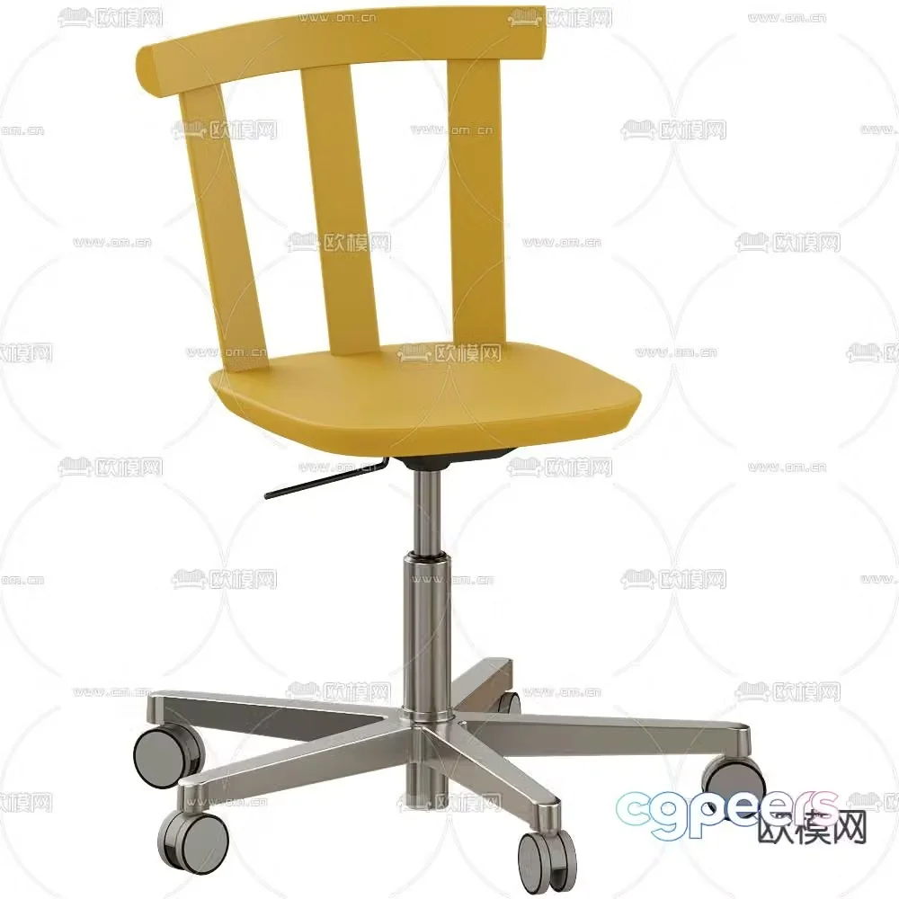 Stolab office chair swivel chair 3d model