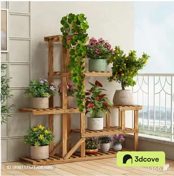 Wooden Plant Stand