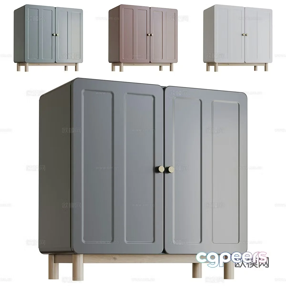 Porch cabinet/side cabinet 3D model