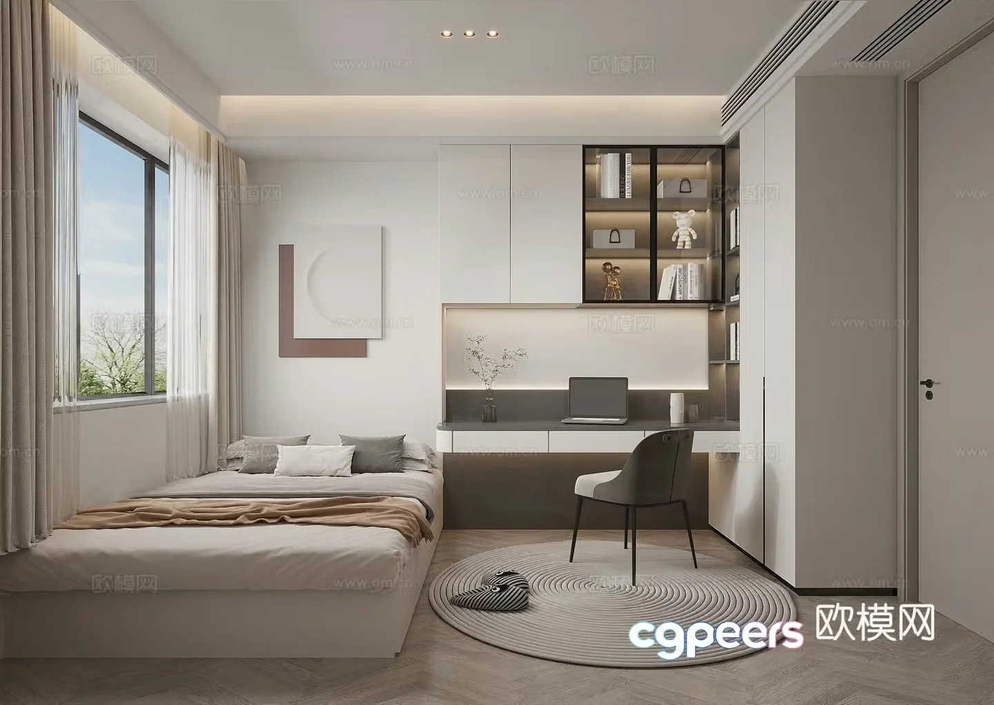 Modern children’s room 3d model