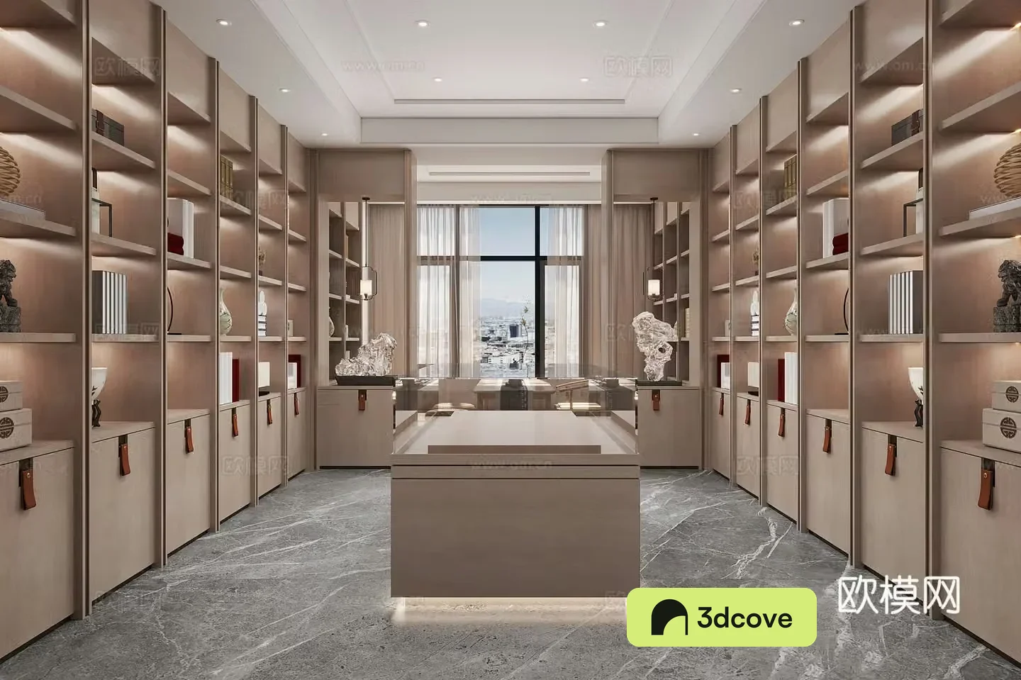 New Chinese collection room
