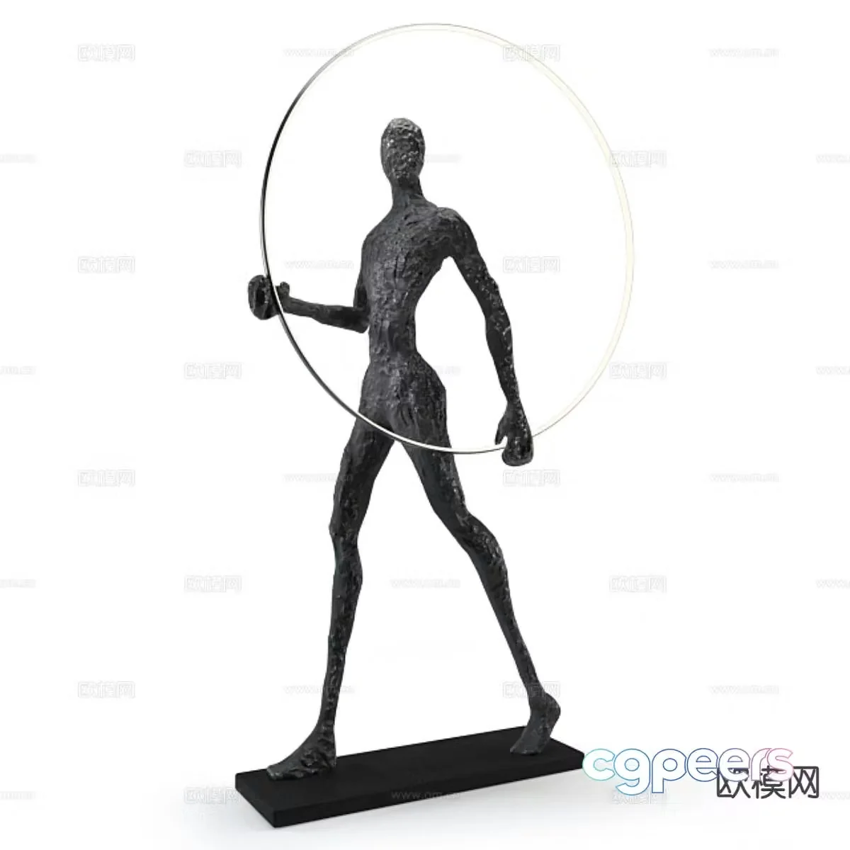 Creative floor lamp character lamp 3d model