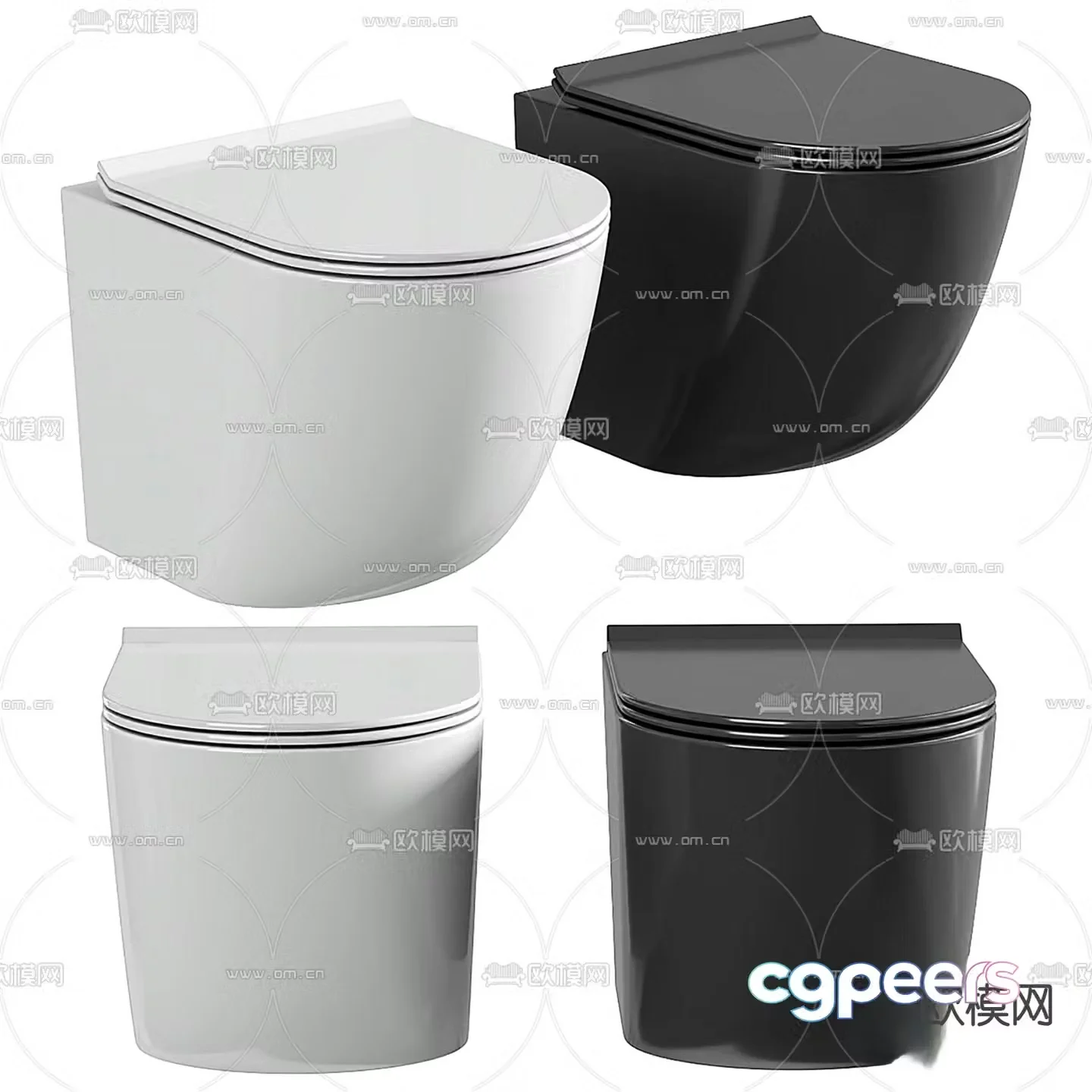 Toilet toilet 3d model