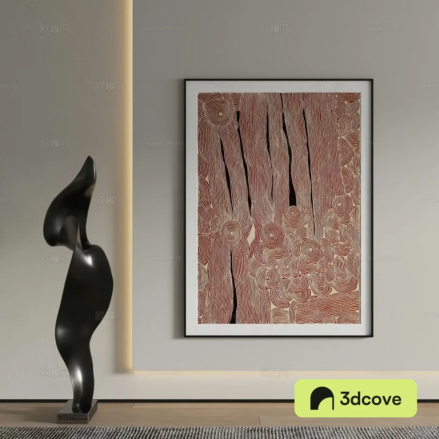 Decorative painting abstract painting hanging painting