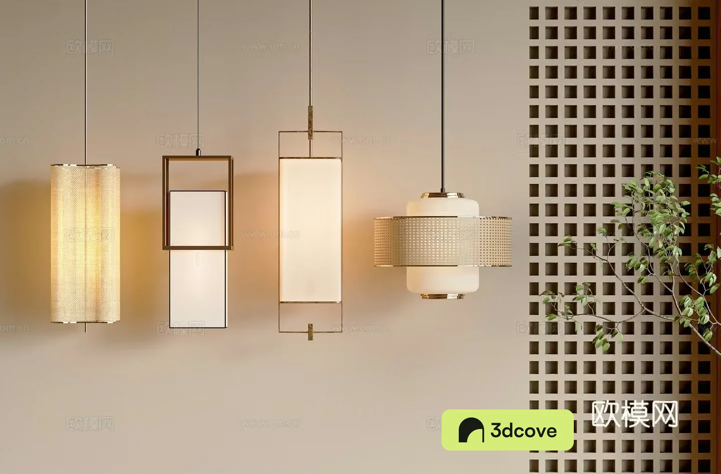 New Chinese Song style chandelier combination chandelier bedside chandelier small chandelier