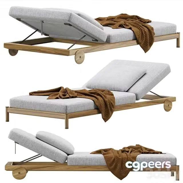 3ds Max Free – Daylight Daybed by Minotti