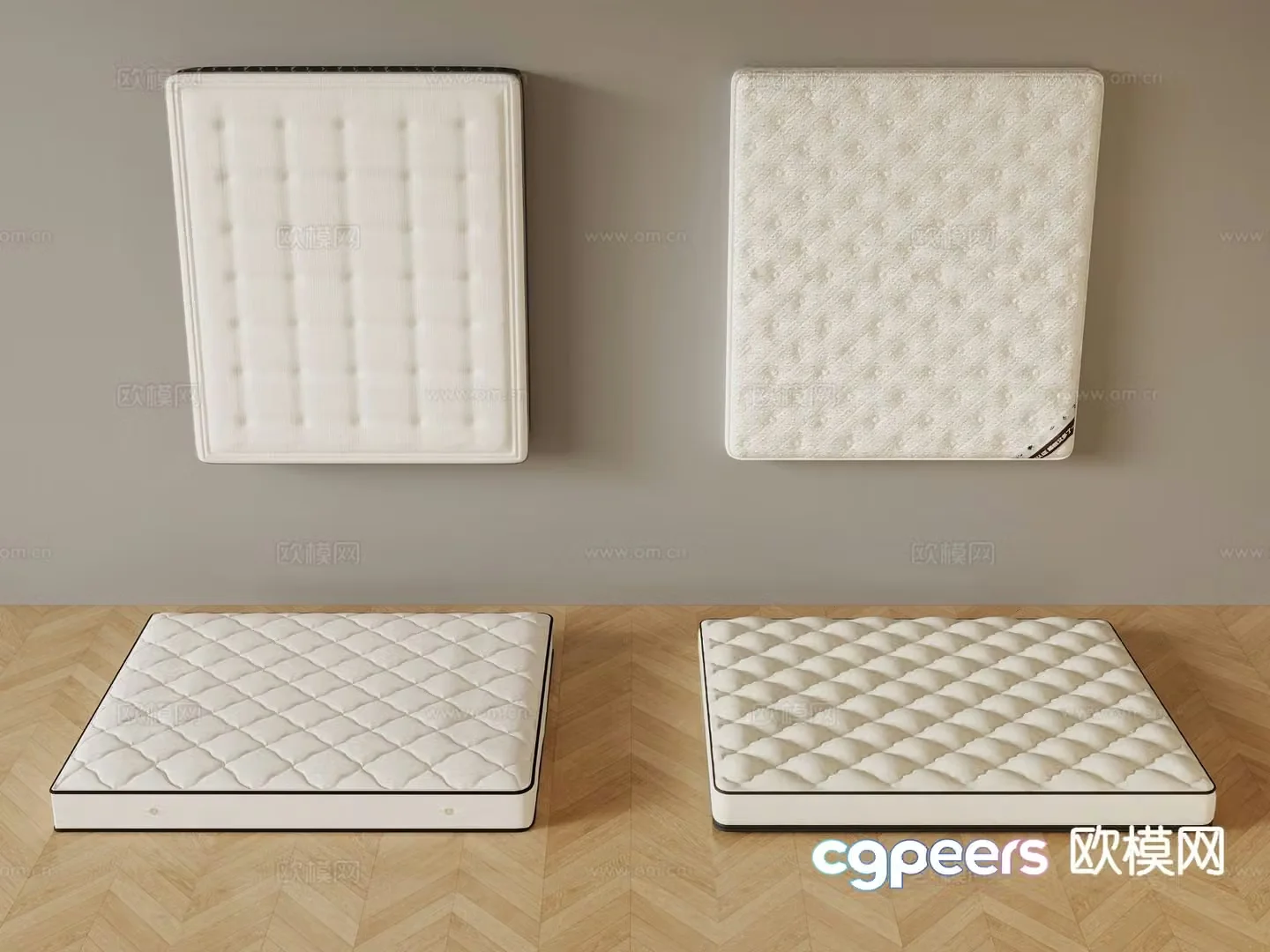 Modern mattress 3d model