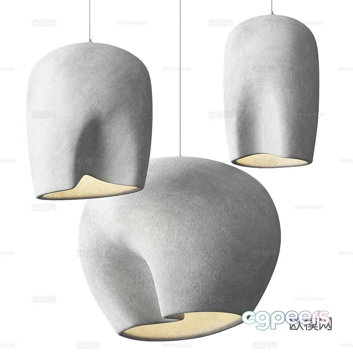 Wasabi Decorative Chandelier 3D Model