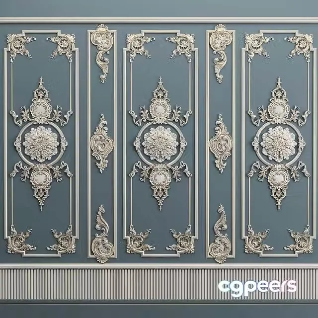 3ds Max Free – Plaster decorative frame