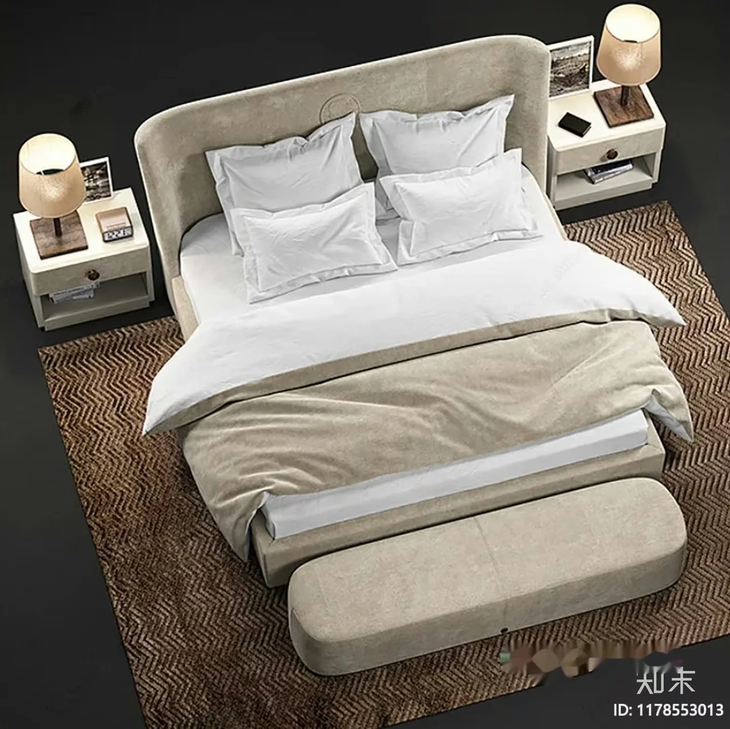 Cozy Bedroom 3D Model – 20076 – VRAY Render