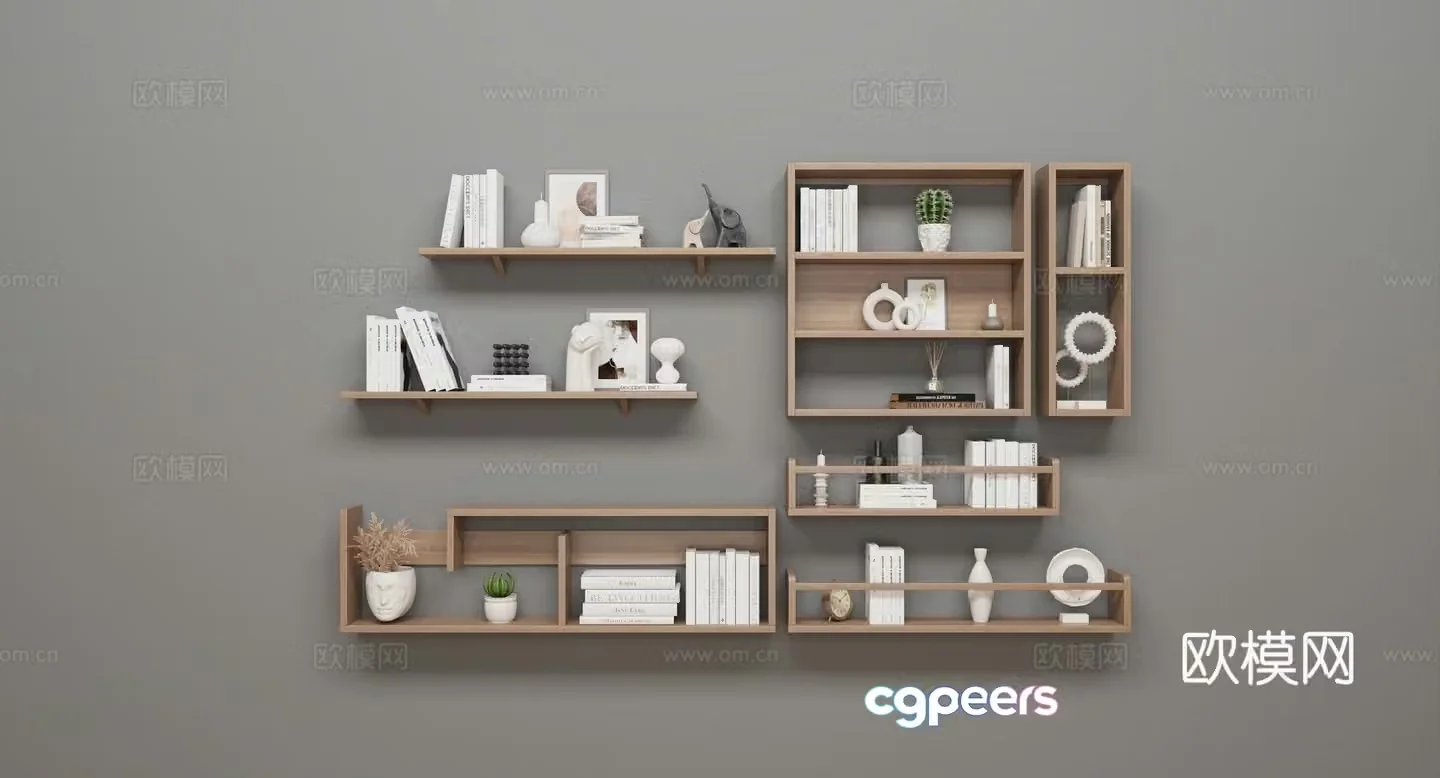 3D model of hanging cabinet