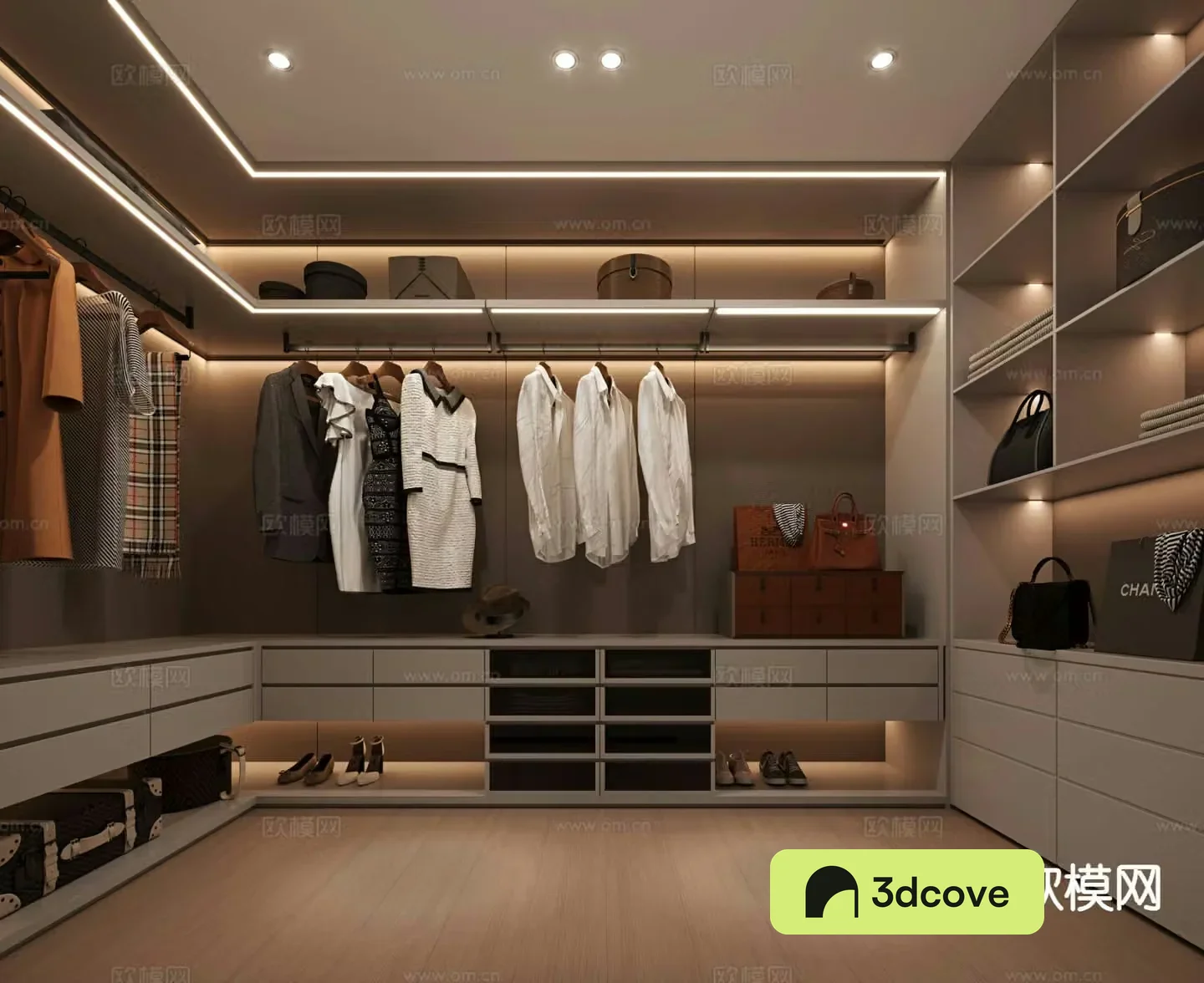 Modern cloakroom