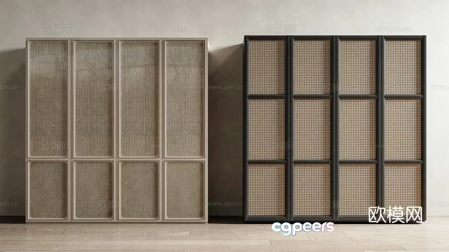 Middle Ages wavy wardrobe Rattan wardrobe Rattan wardrobe Door Middle Ages wavy wardrobe Wavy wardrobe Wavy wardrobe Wavy wardrobe Become a 3D model