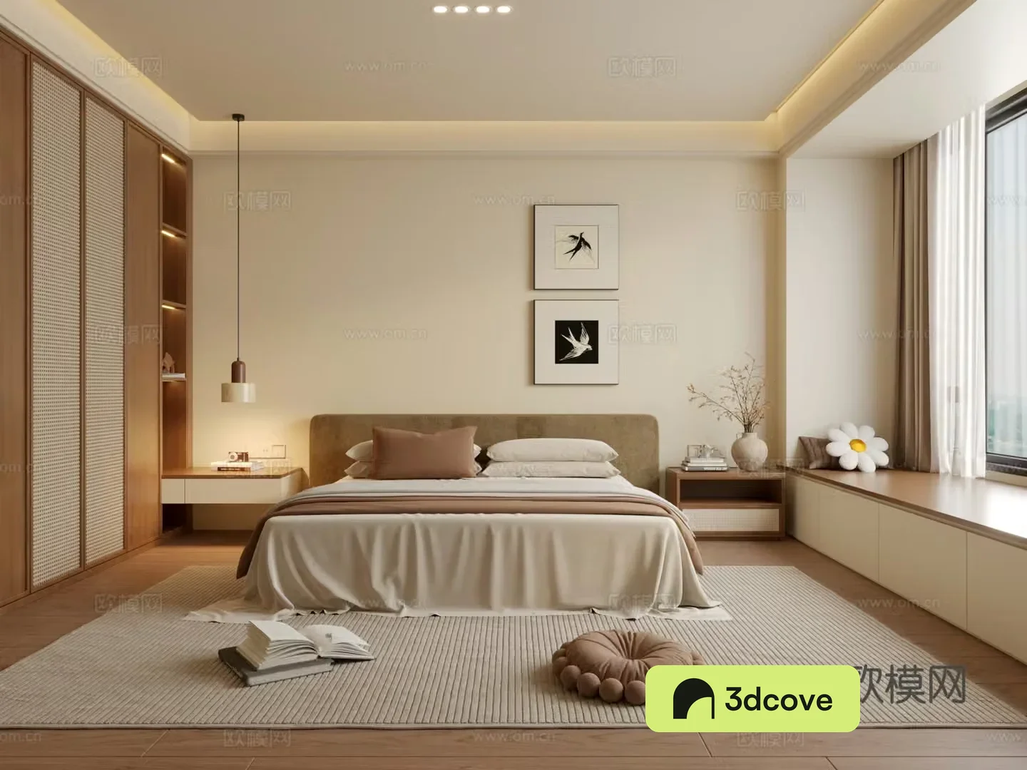 Wasabi Bedroom 3D Model