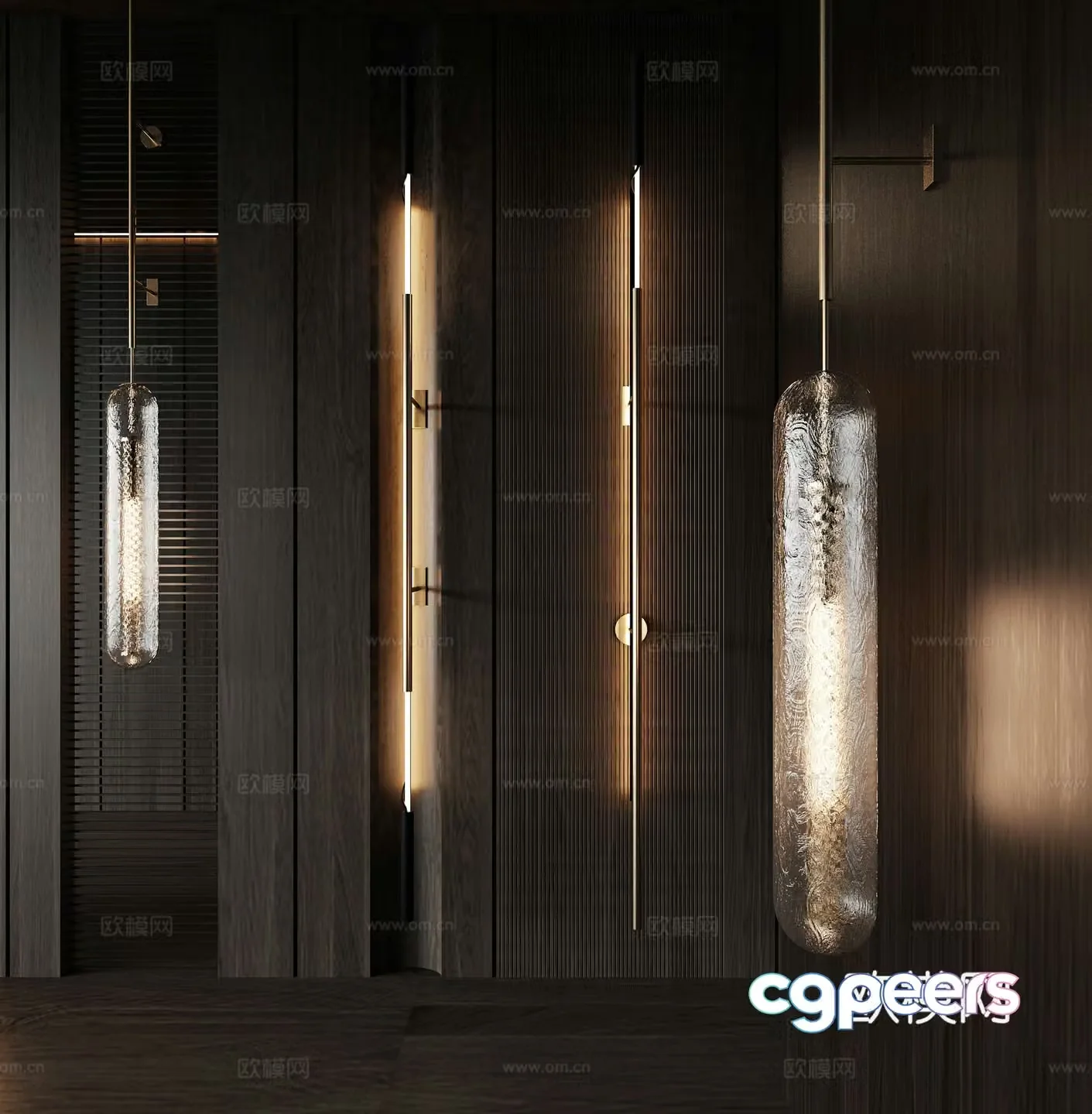 Modern wall lamp 3d model