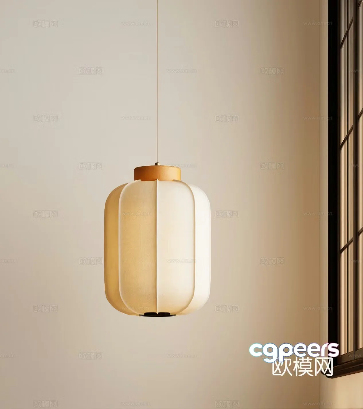 New Chinese Chandelier Chandelier Song Aesthetic Chandelier 3D Model