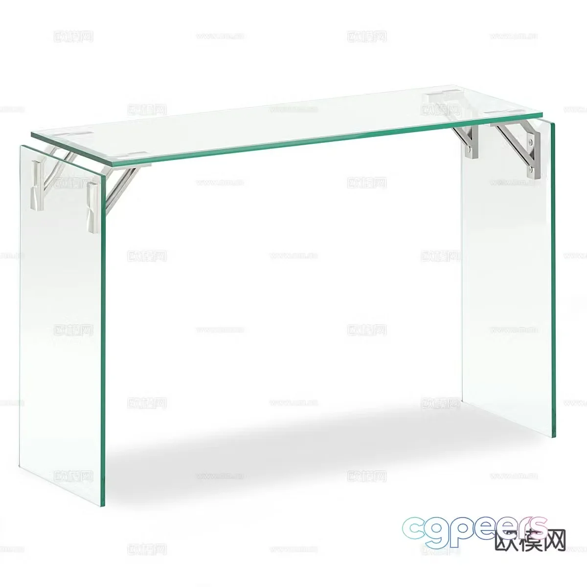 Modern corner table side table table table 3d model