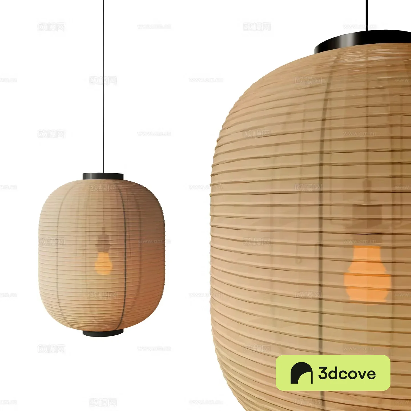 Wasabi Chandelier 3D Model