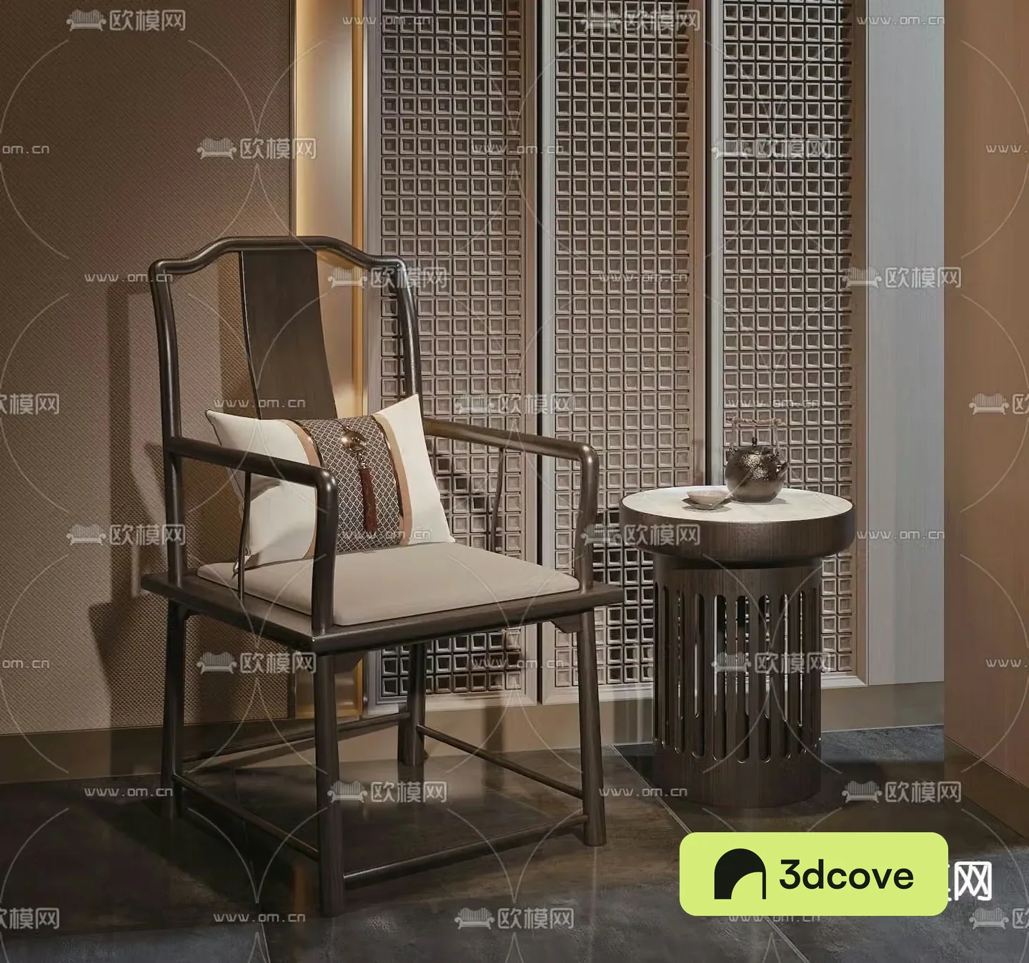 New Chinese style chair Taishi chair