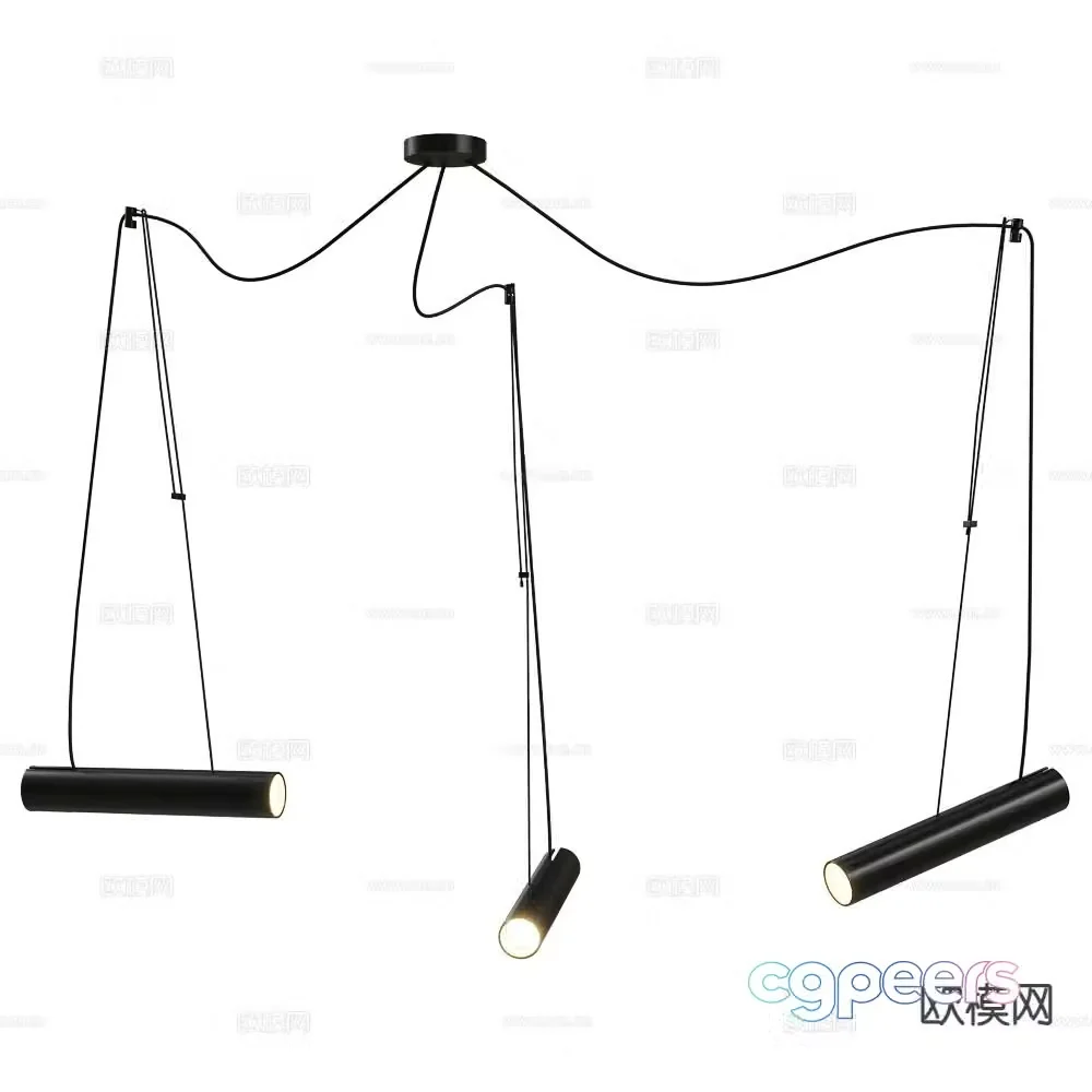 Ole creative chandelier 3d model
