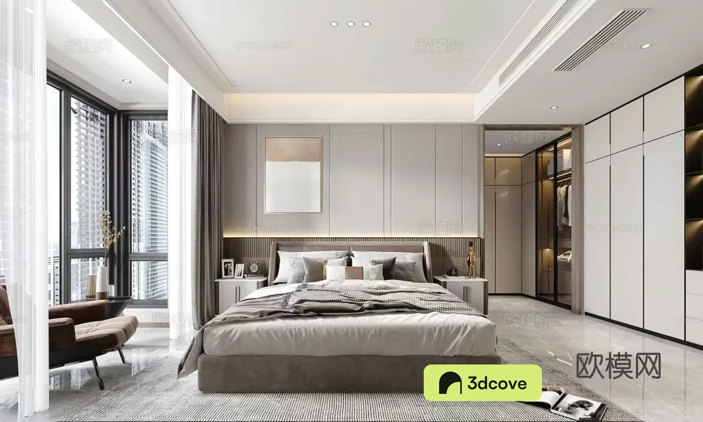Modern master room Master bedroom