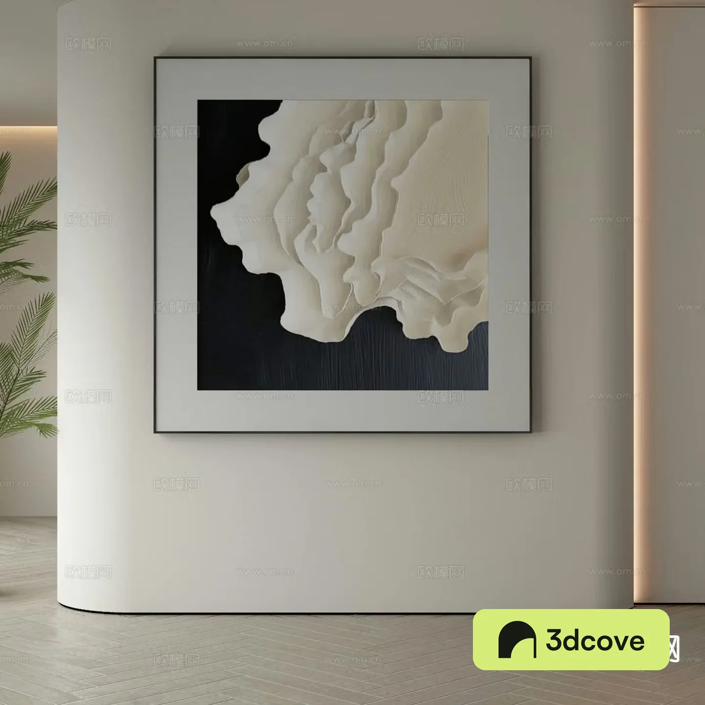 Modern art painting texture painting decorative painting