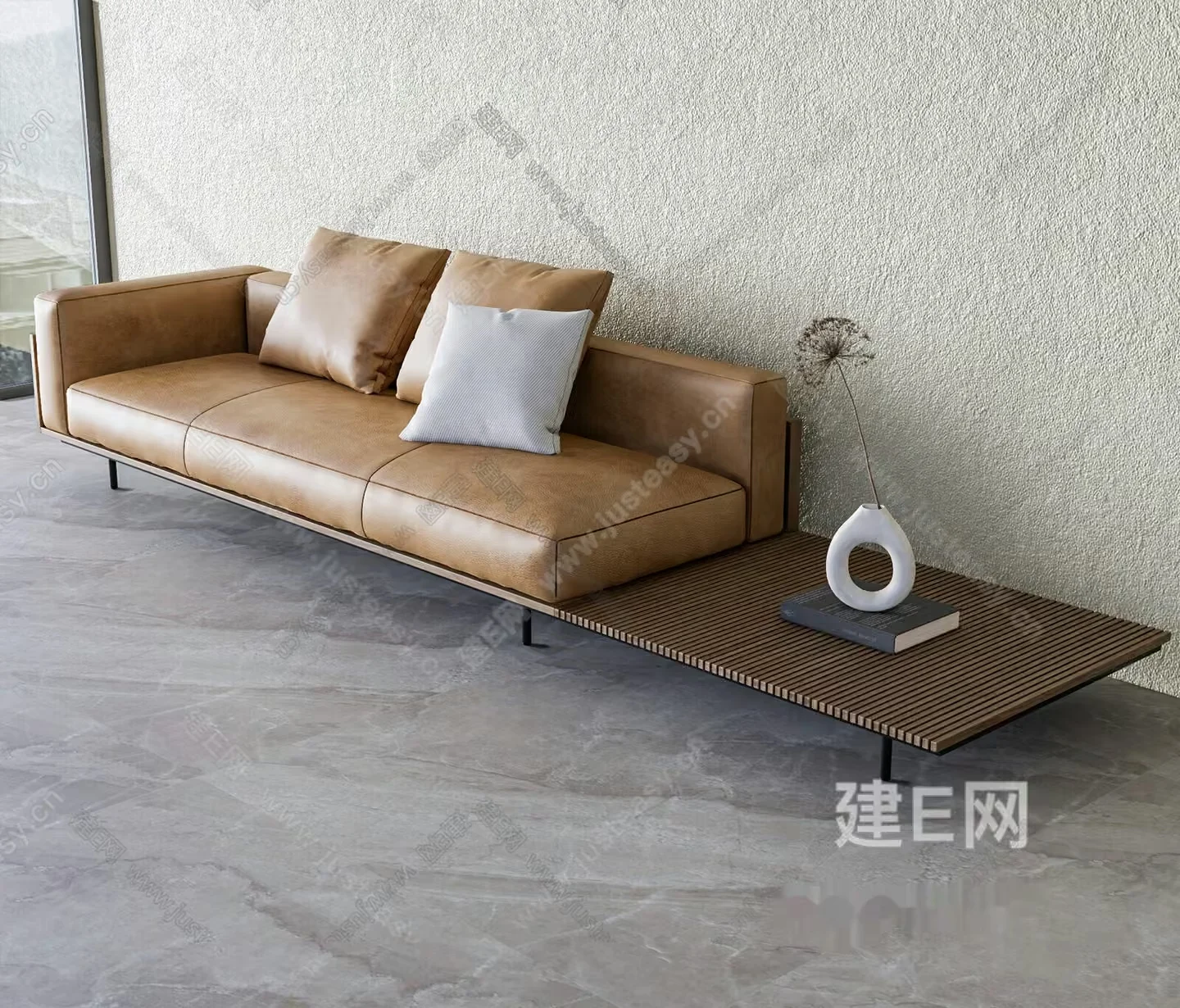 Modern Living Room 3D Model – 20091 – VRAY Render