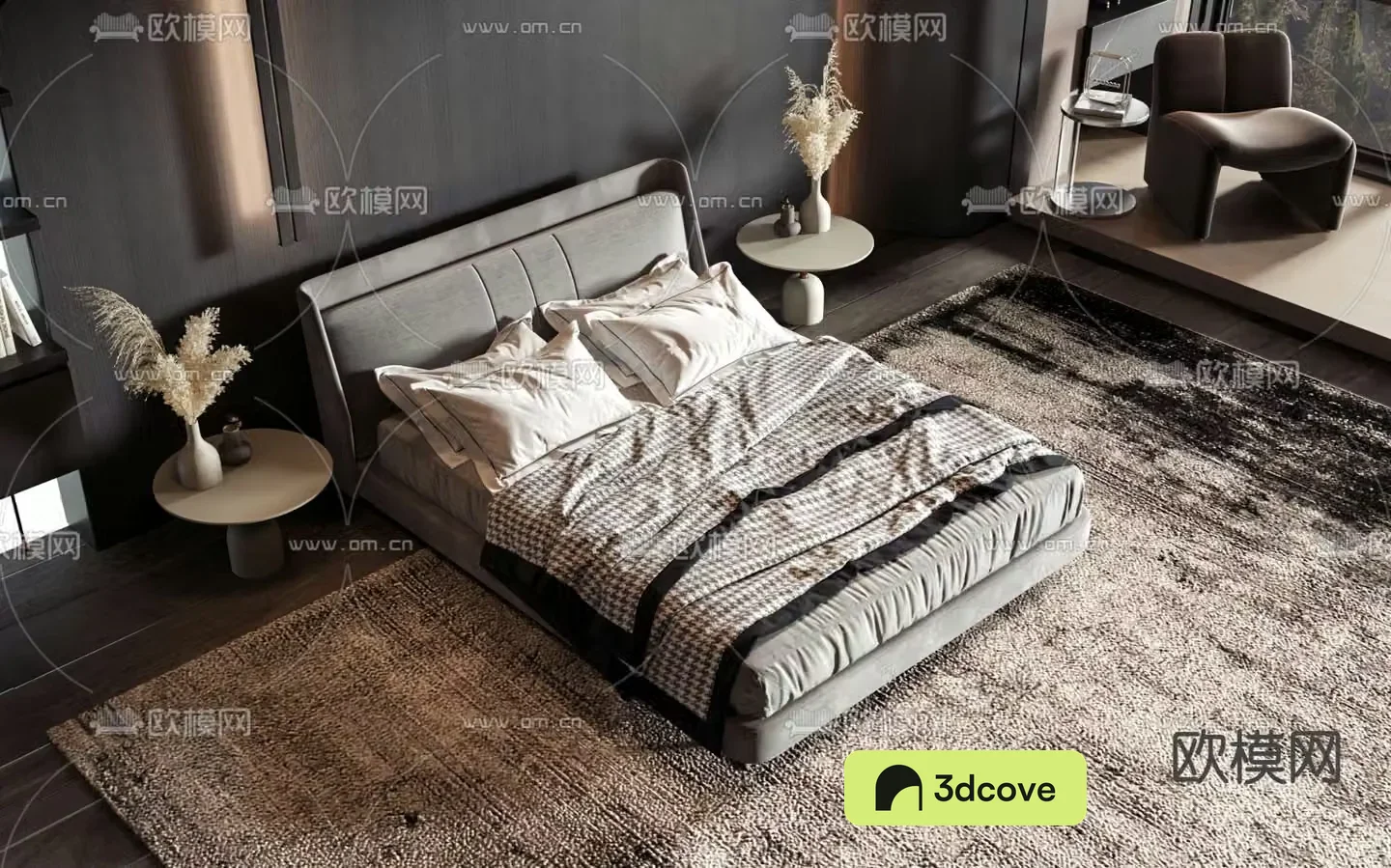 Double bed commercial bed