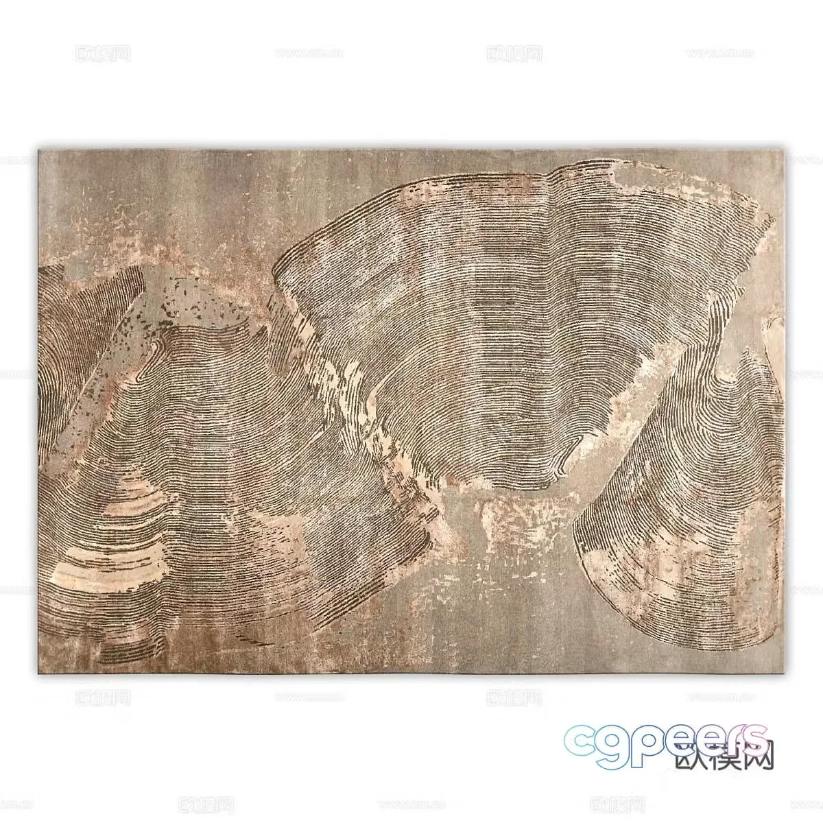 Modern minimalist carpet Carpet Simple carpet Living room carpet Decorative carpet 3d model